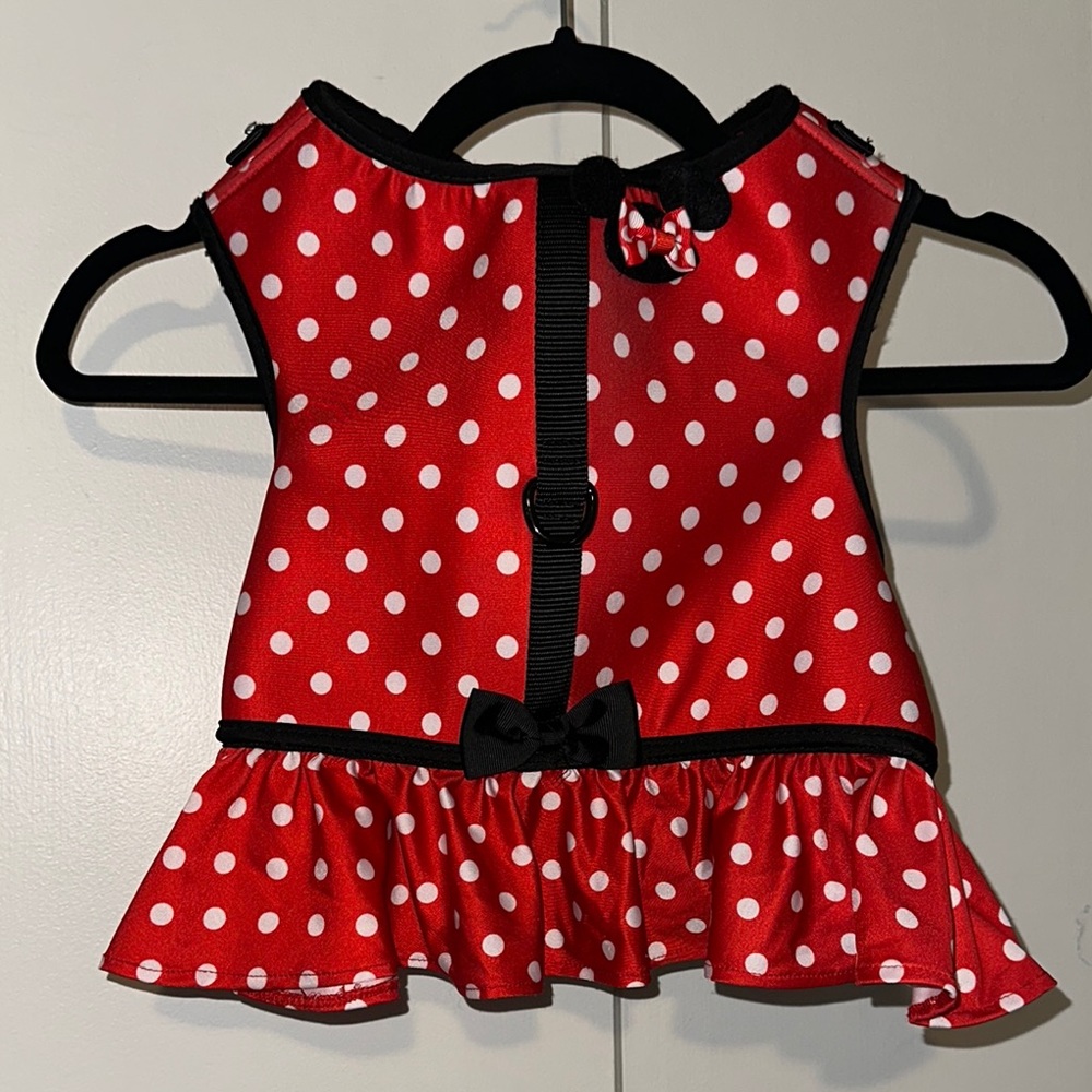 DisneyTails Minnie Red Polka Dot Dog Dress